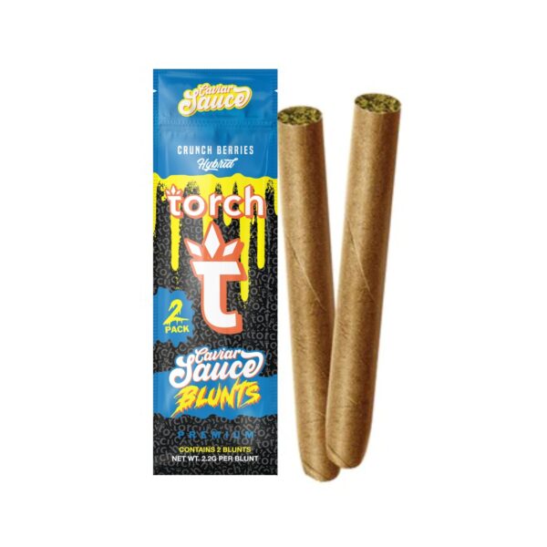 Blunts Caviar Sauce Crunch Berries Hybrid Torch THC-A Infused Pre Rolls 4.4g 2 Count