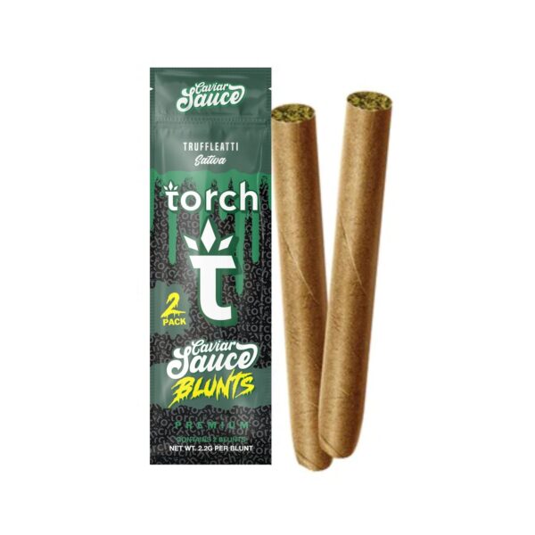 Blunts Caviar Sauce Truffleatti Sativa Torch THC-A Infused Pre Rolls 4.4g 2 Count