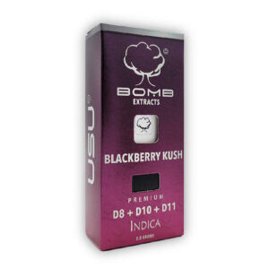 BOMB EXTRACTS (D8, D10, D11) DISPOSABLE VAPE BLACKBERRY KUSH - INDICA