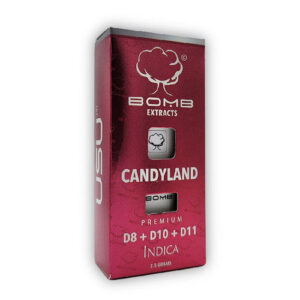 BOMB EXTRACTS (D8, D10, D11) DISPOSABLE VAPE CANDYLAND - INDICA