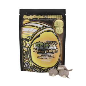 Cookies 'n Cream Space Bites | 50mg THC