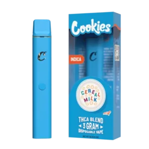Cookies THC-A Blend Disposable vape 3G Cereal Milk Indica