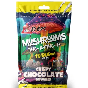Crispy Chocolate Squares Mushroom THC-A + THC-P 10,000mg