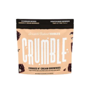 CRUMBLE Cookies 'n Cream Brownies | 100mg THC