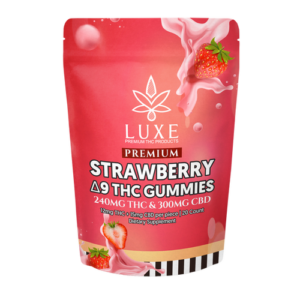 D9 THC Gummies | Strawberry | 20 Count