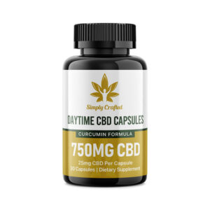 Daytime CBD Capsules w/Curcumin | 30 Count