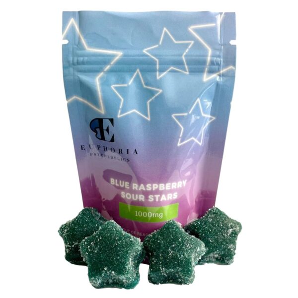 Euphoria Psychedelics - Blue Raspberry Sour Stars