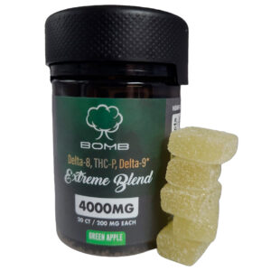 EXTREME BLEND DELTA-8, THC-P, DELTA-9 4000MG GREEN APPLE