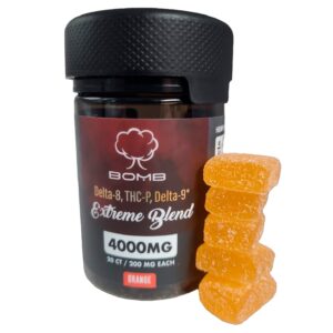 EXTREME BLEND DELTA-8, THC-P, DELTA-9 4000MG ORANGE