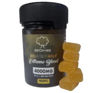 EXTREME BLEND DELTA-8, THC-P, DELTA-9 4000MG PINEAPPLE