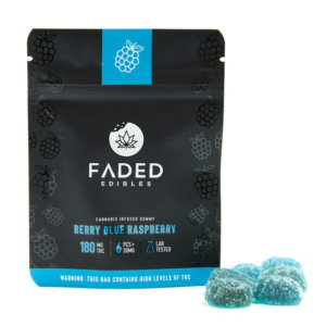 Buy Faded Edibles - Berry Blue Raspberry