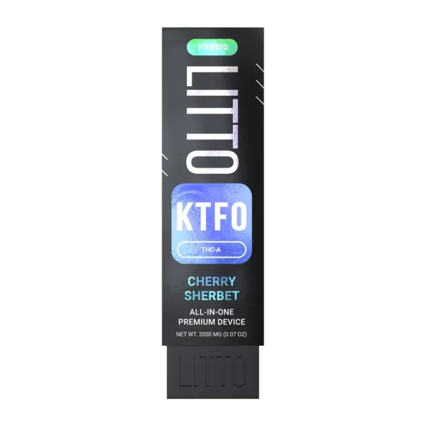 LITTO All in One Device KTFO Indica THCA Cherry Sherbet 2G