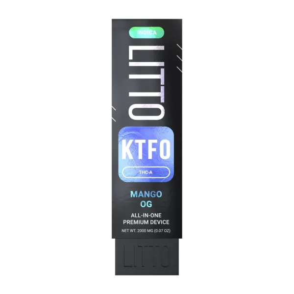 LITTO All in One Device KTFO Indica THCA Mango OG 2G