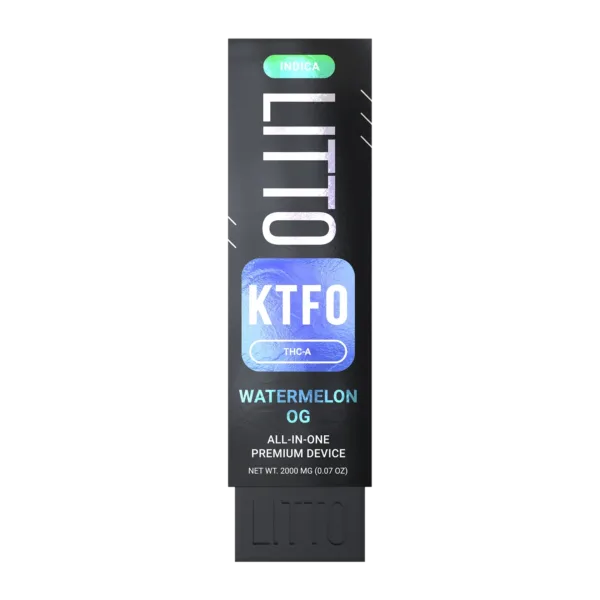 LITTO All in One Device KTFO Indica THCA Watermelon OG - 2G