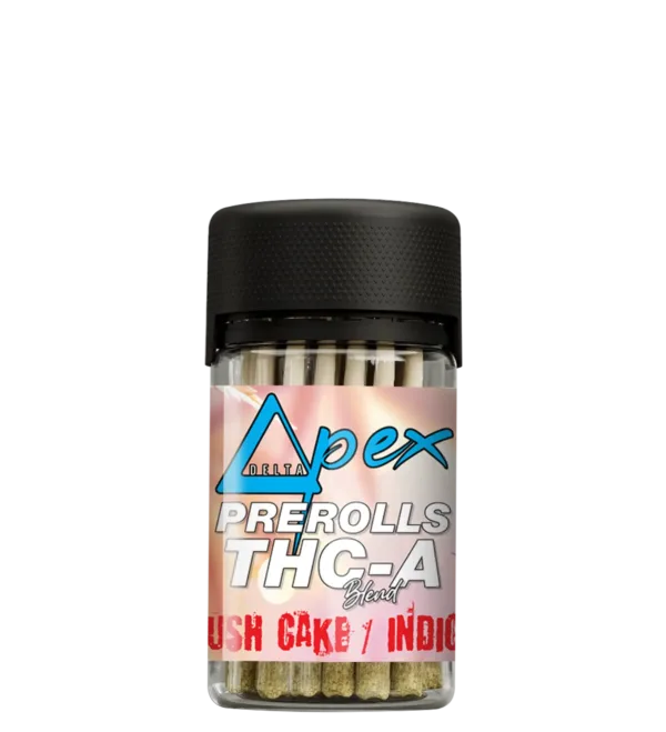 Pre-rolls THC-A Blend Kush cake 10ct Jar - Indica