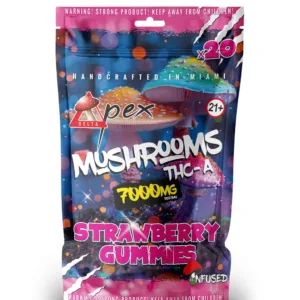 Strawberry Gummies Mushroom THC-A 7,000mg