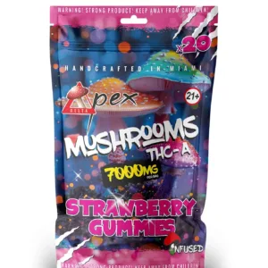 Strawberry Gummies Mushroom THC-A 7,000mg