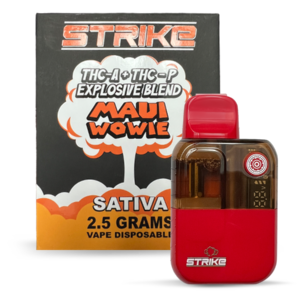 strike 2.5g disposable sativa maui wowie