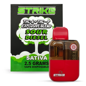 strike 2.5g disposable sativa sour diesel