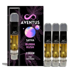 THC BUBBA KUSH Full Spectrum 510 Thread Vape Cartridge 1000mg 1 gram