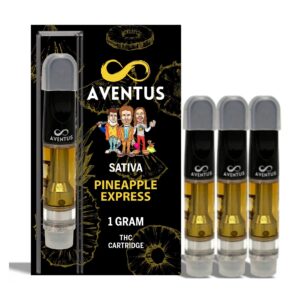 THC PINEAPPLE EXPRESS HYBRID Full Spectrum 510 Thread Vape Cartridge 1000mg 1 gram