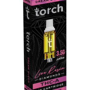 Torch Dream Queen THC-A Live Resin Diamonds 510 Cartridge 3.5G SATIVA