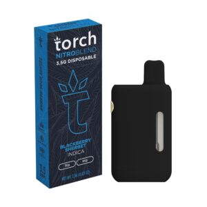 TORCH NITRO BLEND THC-A BOOSTED DISPOSABLE 3.5G Blackberry Sherbet (Indica)