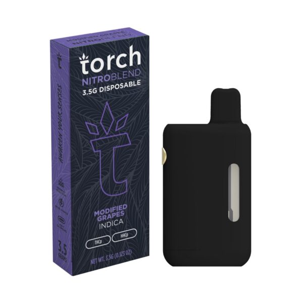 TORCH NITRO BLEND THC-A BOOSTED DISPOSABLE 3.5G Modified Grapes - Indica