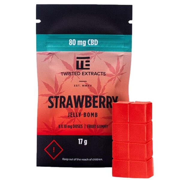 Twisted Extracts - CBD Strawberry Jelly bomb