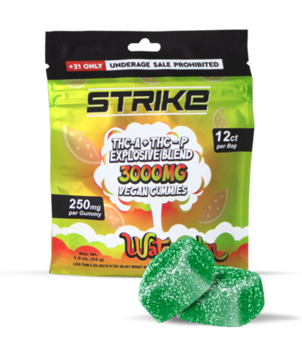 VEGAN GUMMIES STRIKE THC-A + THC-P EXPLOSIVE BLEND WATERMELON